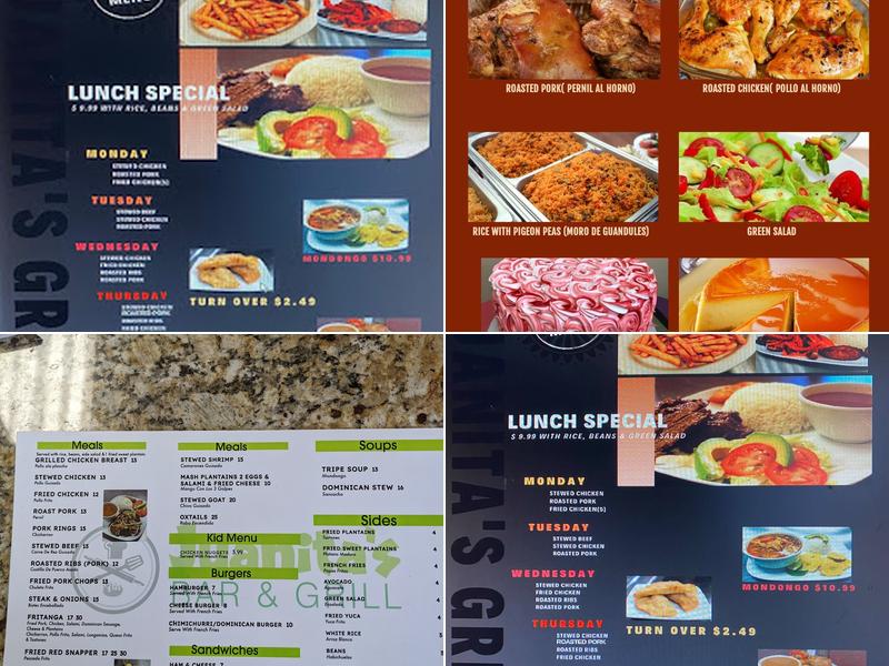 Juanita's Bar and Grill Menu