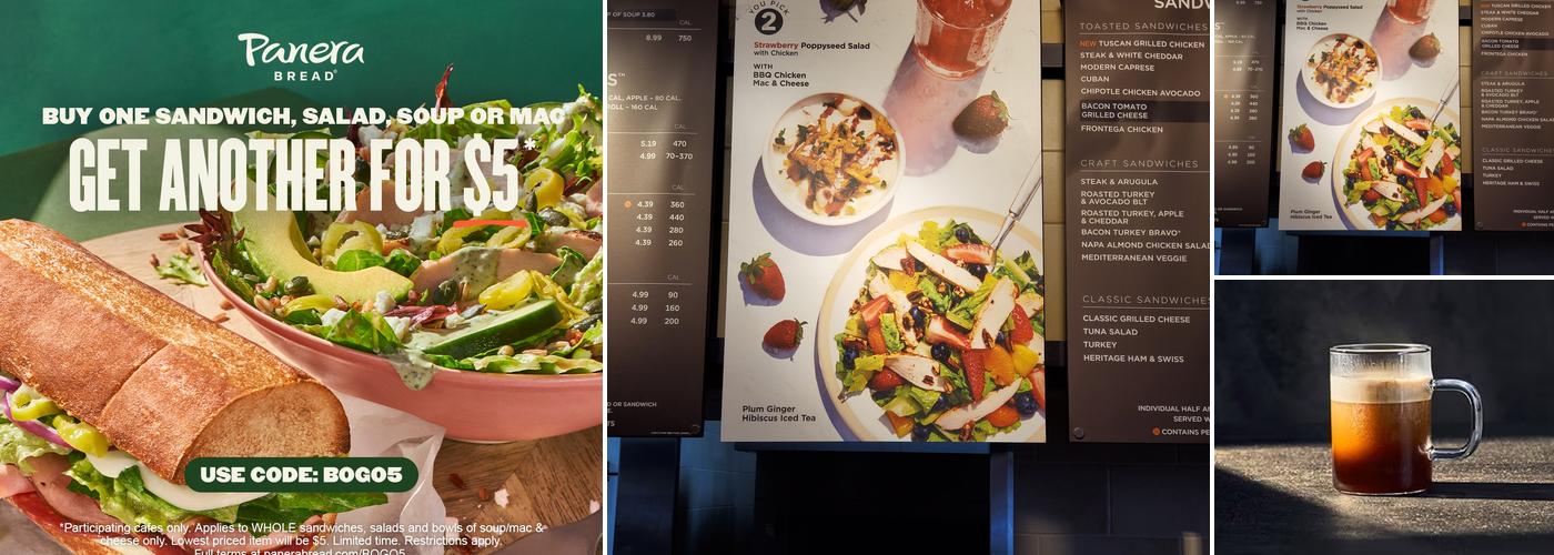 Panera Bread Menu