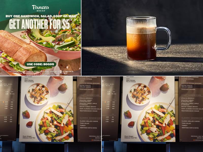 Panera Bread Menu