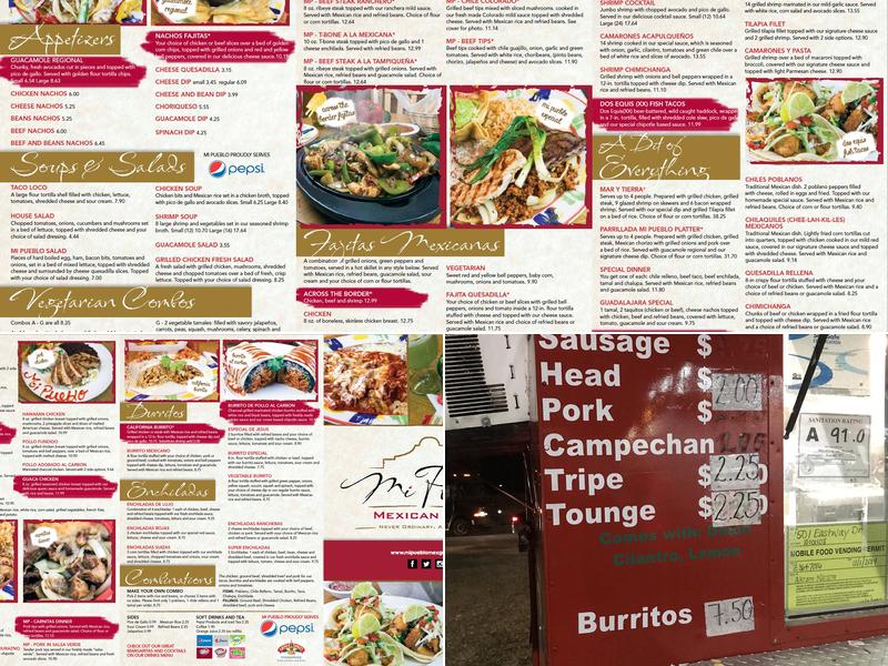 Taqueria Mi Pueblito 2 Menu