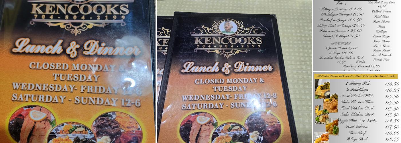 Ken Cooks (SoulFood Restaurant) Menu