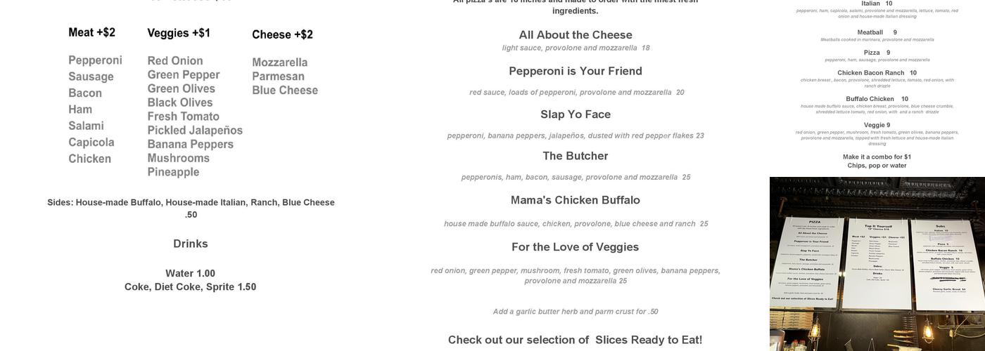 Ledos Pizza Co. Menu