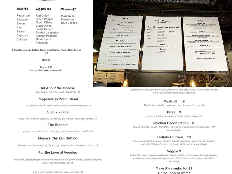 Ledos Pizza Co. Menu