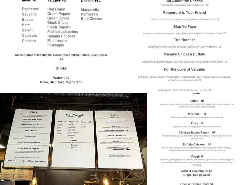 Ledos Pizza Co. Menu
