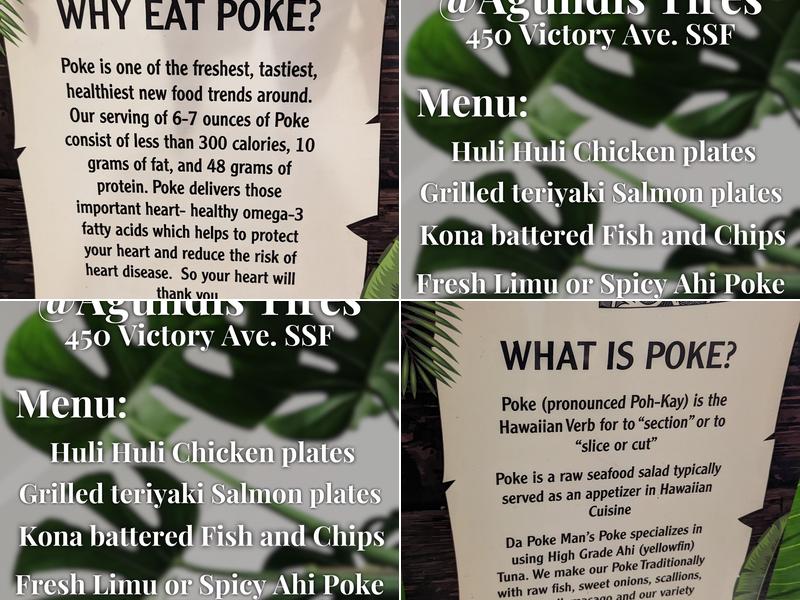 Da Poke Man Menu