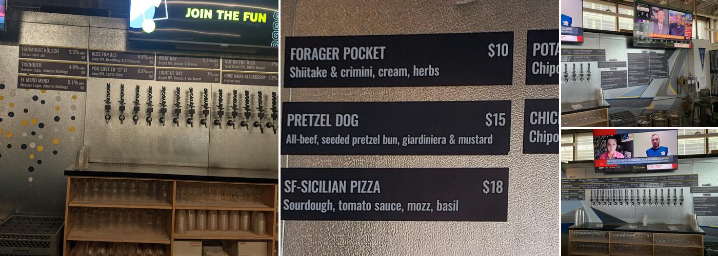 Harmonic Brewing Thrive City Menu