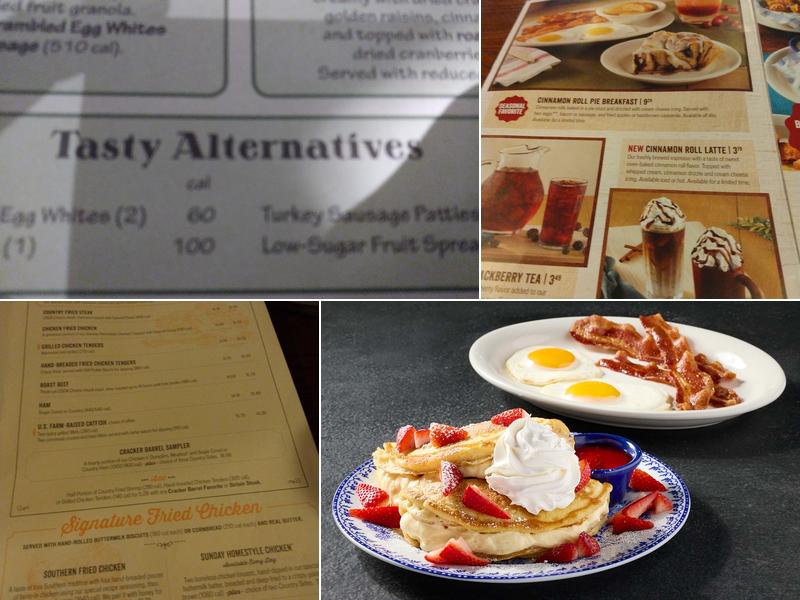 Cracker Barrel Old Country Store Menu