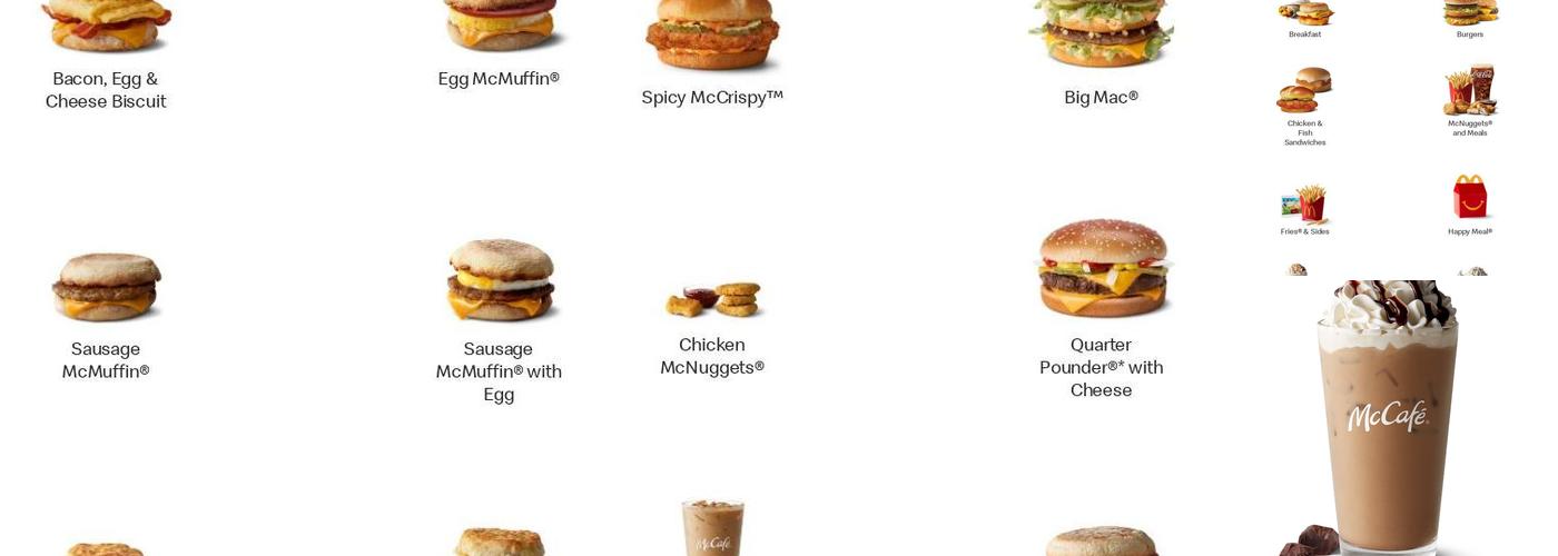 McDonald's Menu