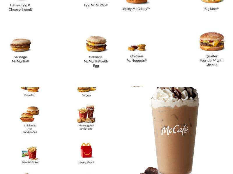 McDonald's Menu