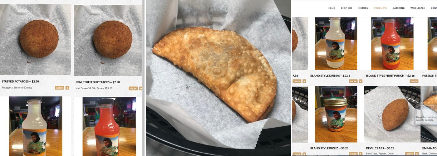 Pappys Devil Crabs Menu