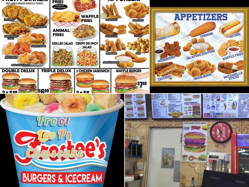 Frostees LLC Menu