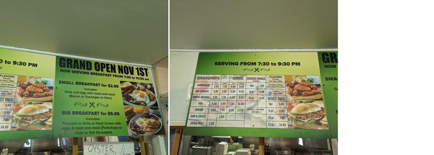 Mama's Menu
