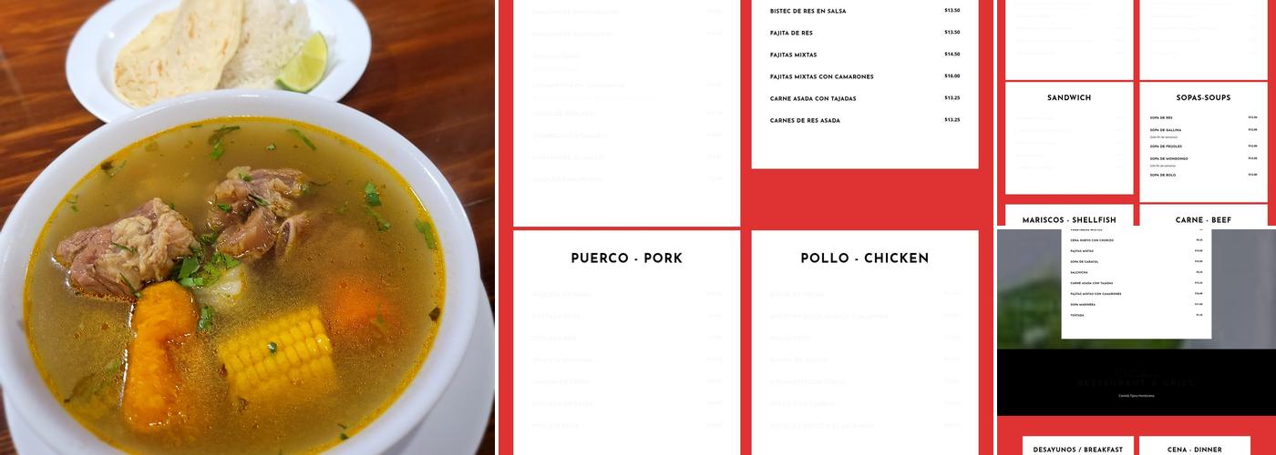 El Ceibeño Restaurant Menu