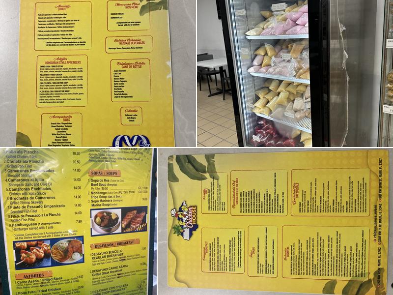Chicken House #4 Menu
