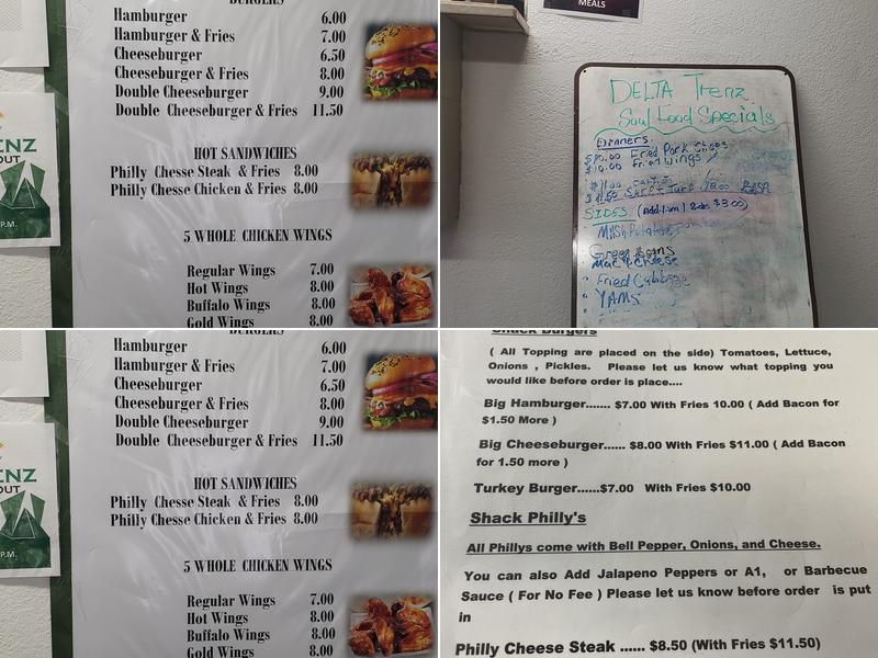 The Soul Shack KC Menu