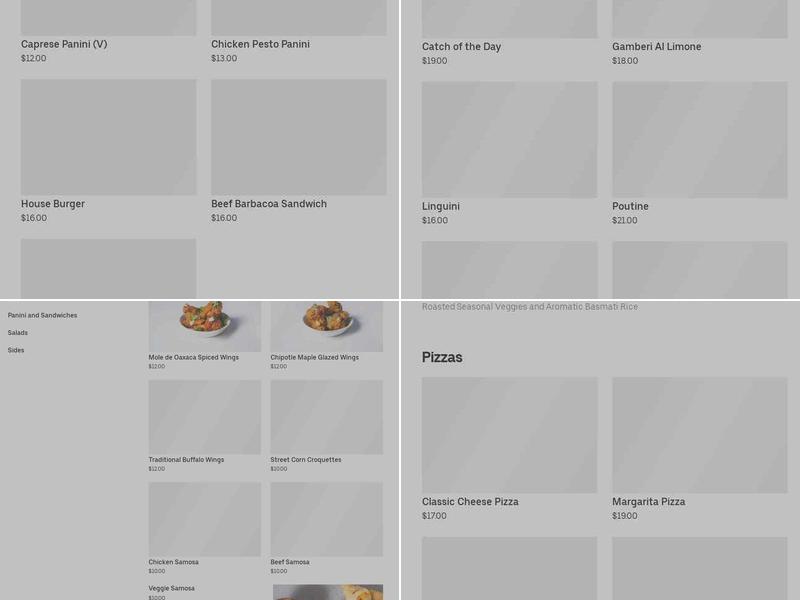 Ascia Kitchen + Cafe Menu