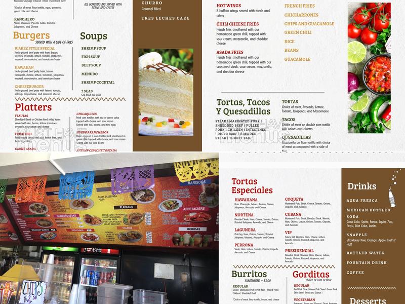 tortas atm Menu