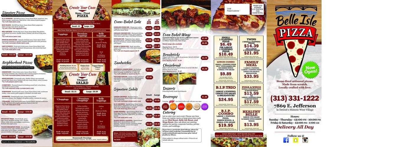 Dough Gurl Pizza Menu