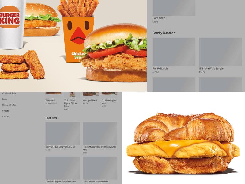 Burger King Menu