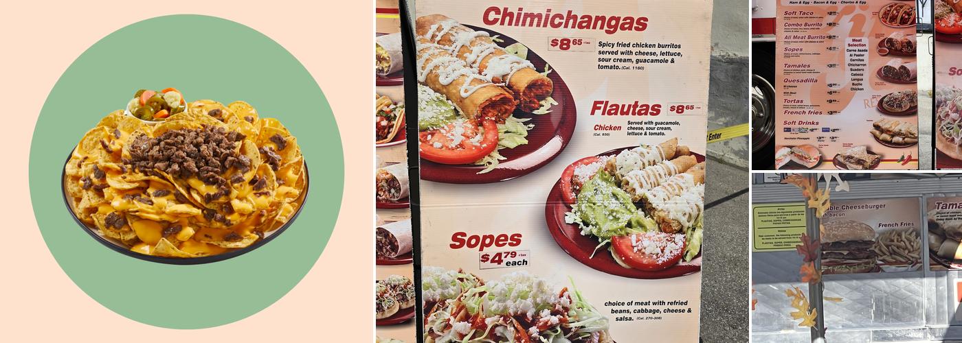 King Taco Pico Truck Menu