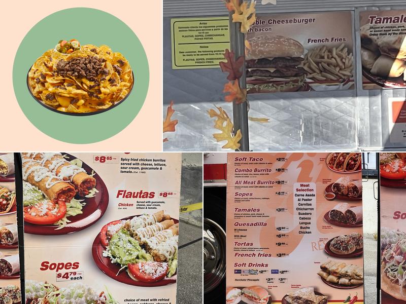 King Taco Pico Truck Menu