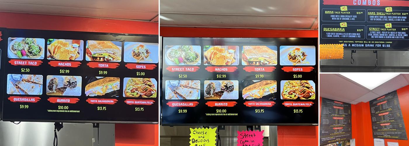 Rosari's Kitchen Menu