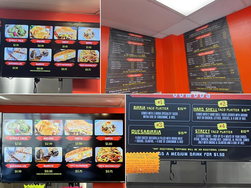 Rosari's Kitchen Menu