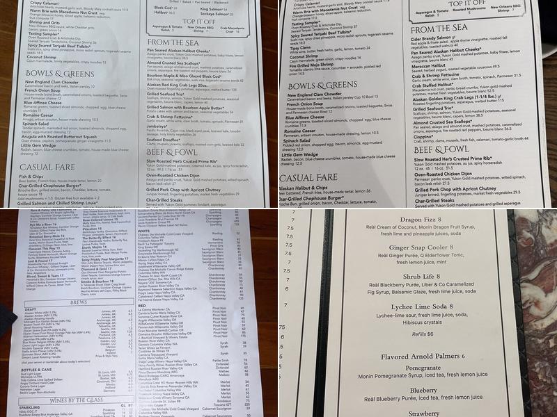 Simon's Kitchen Menu