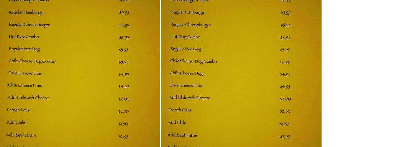 Wrap and roll restaurant Menu