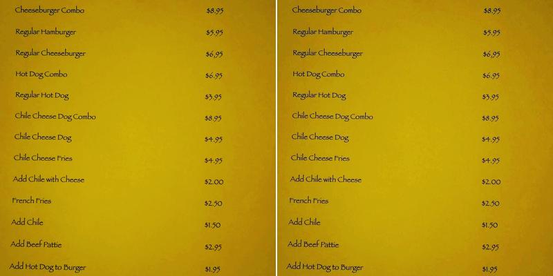 Wrap and roll restaurant Menu