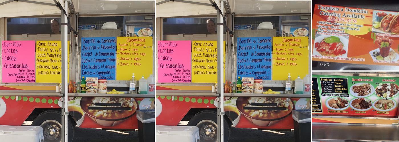 Taquizas El Primo Menu