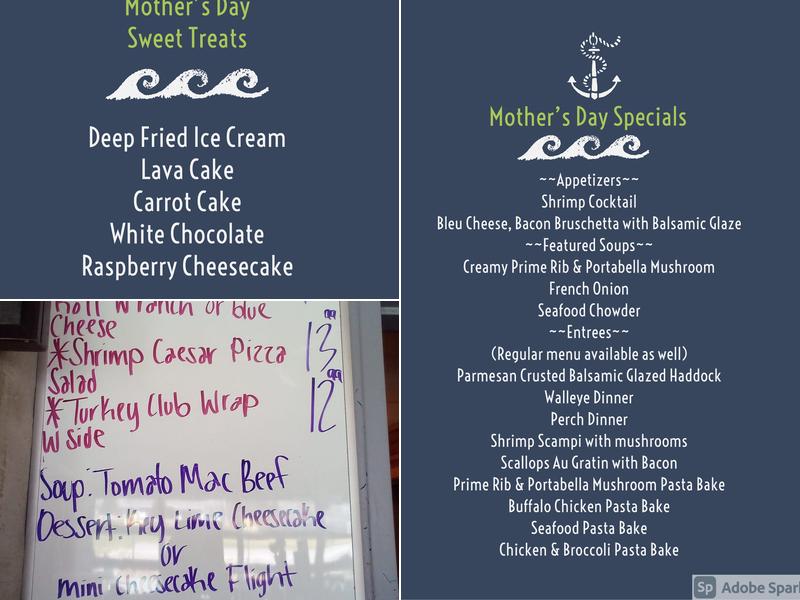 JC's Riverlanes Menu