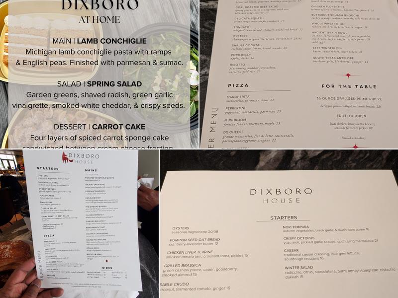 The Dixboro Project Menu