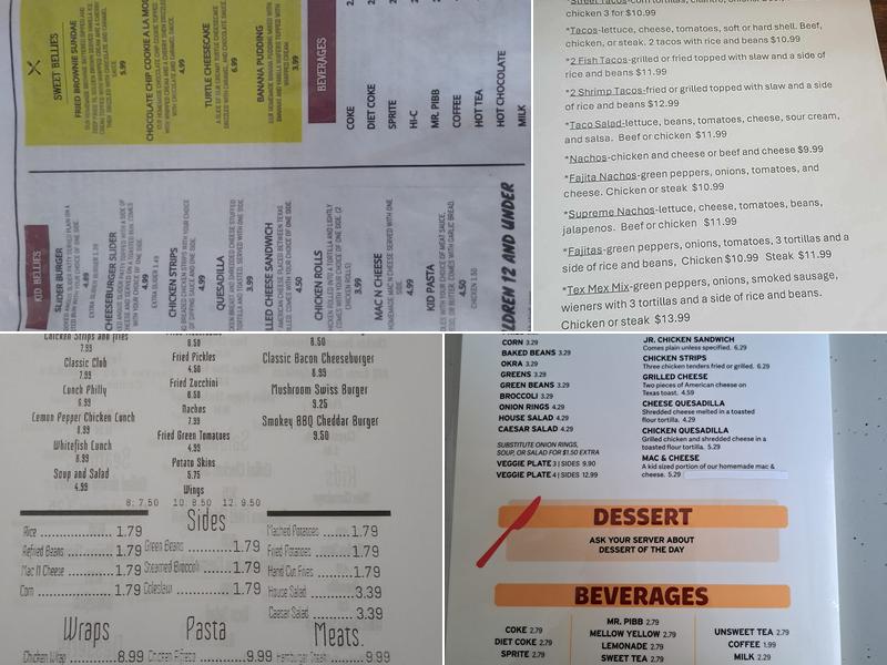 Full Belly Restaurant Menu