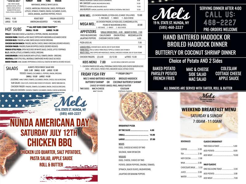 Mel's Menu