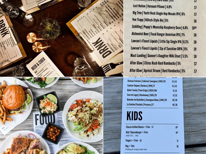 Blackbird Bistro Menu