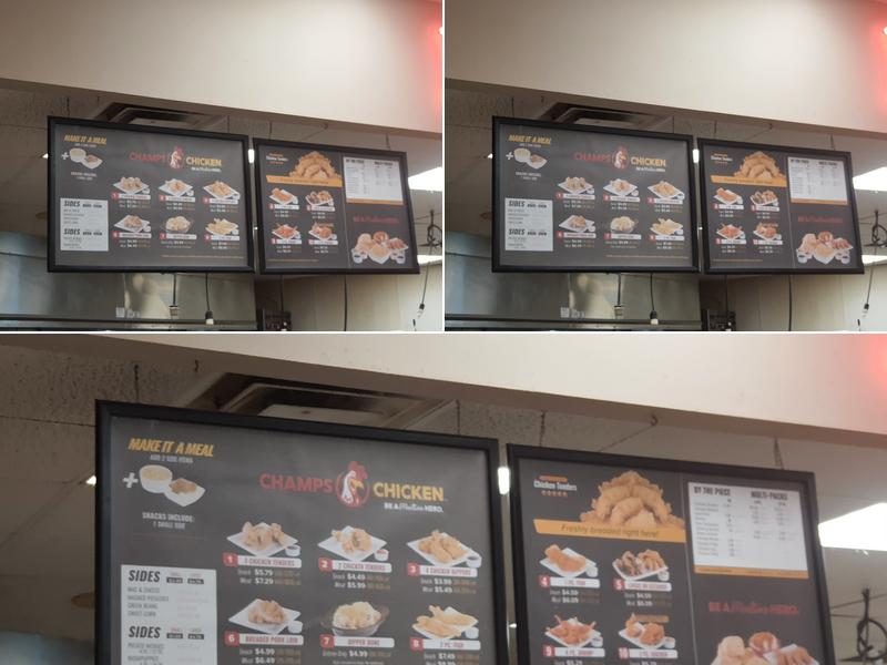 Champs Chicken Menu