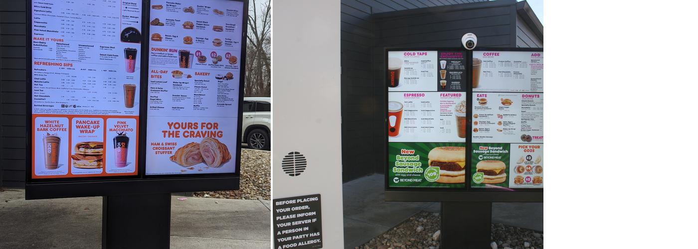 Dunkin' Menu