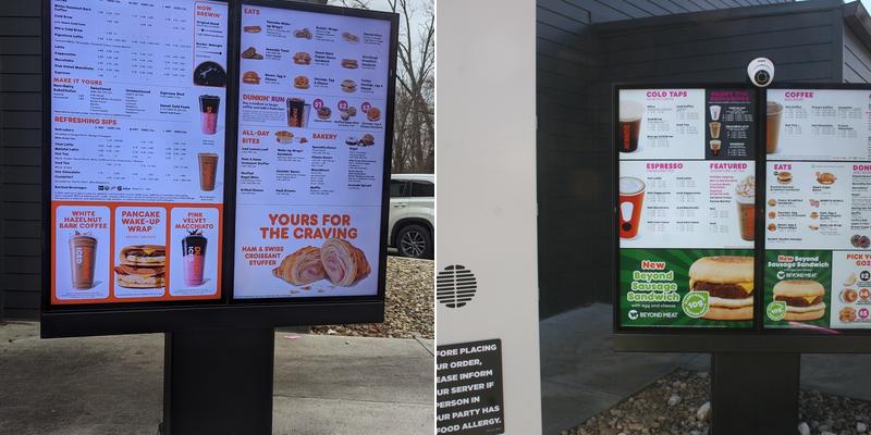 Dunkin' Menu