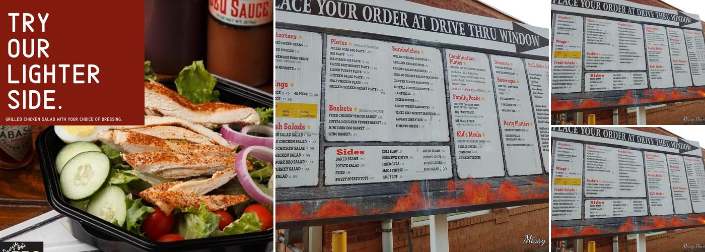 Georgia Bob's BBQ - Macon, GA Menu