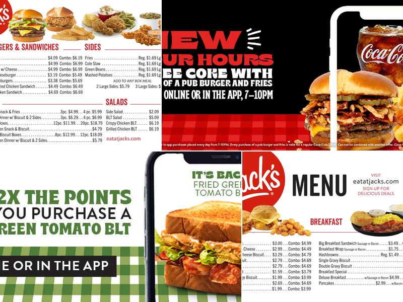 Jack's Menu