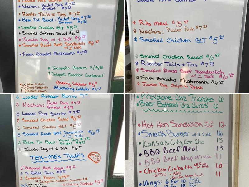 Wolf It Down BBQ Menu