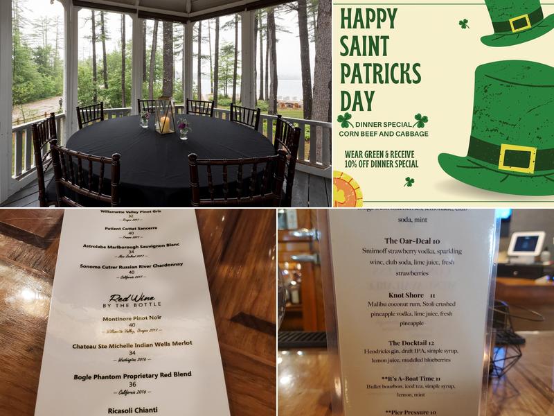 Pleasant Point Inn Menu