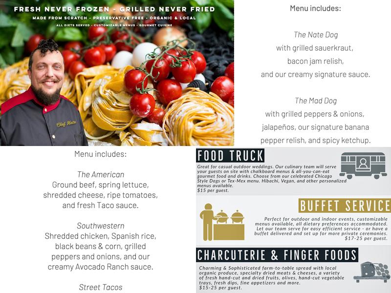 Handlebar Nate's Gourmet Grill & Catering Menu