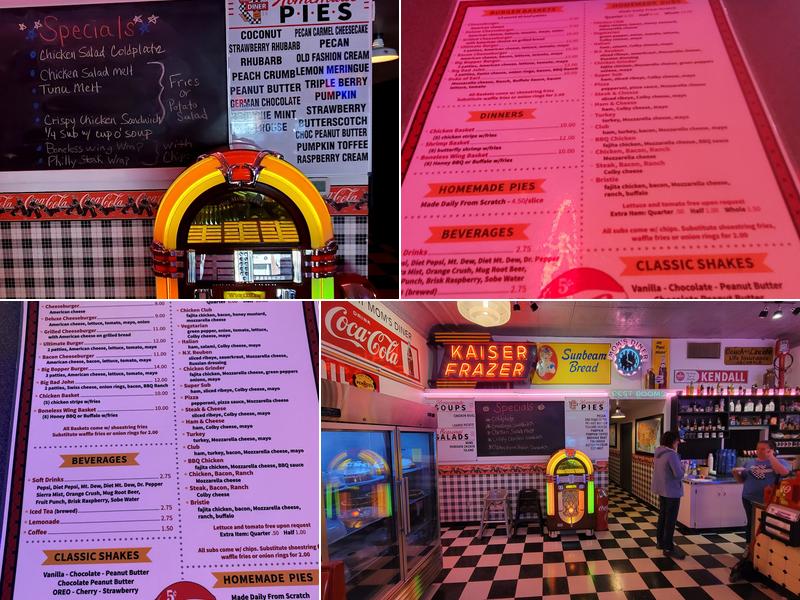 Mom's Diner & Pizzeria Menu