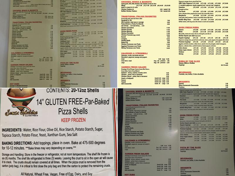Big Mikes Pizza Menu