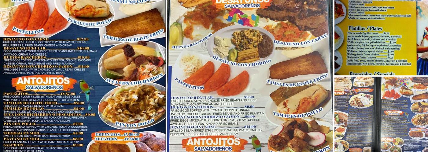 Pupuseria Lucy’s Restaurant Salvadoreño Menu