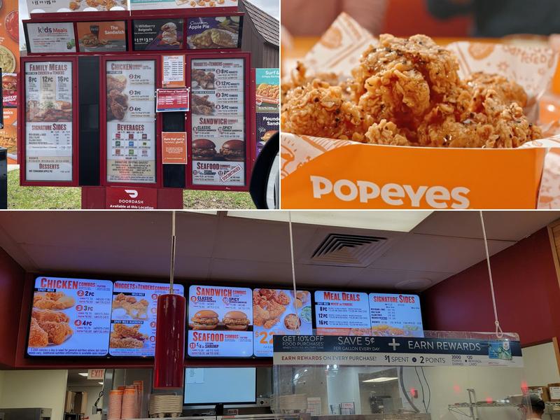 Popeyes Louisiana Kitchen Menu