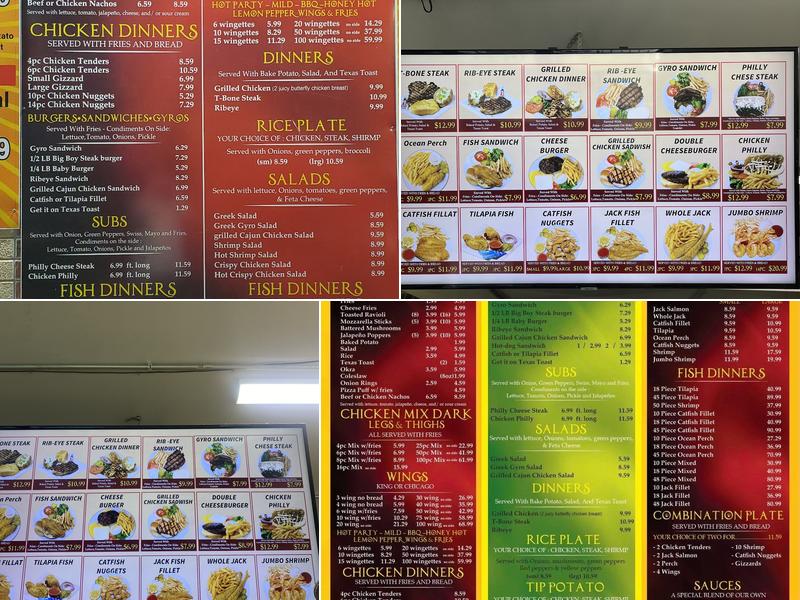 King Grill Menu