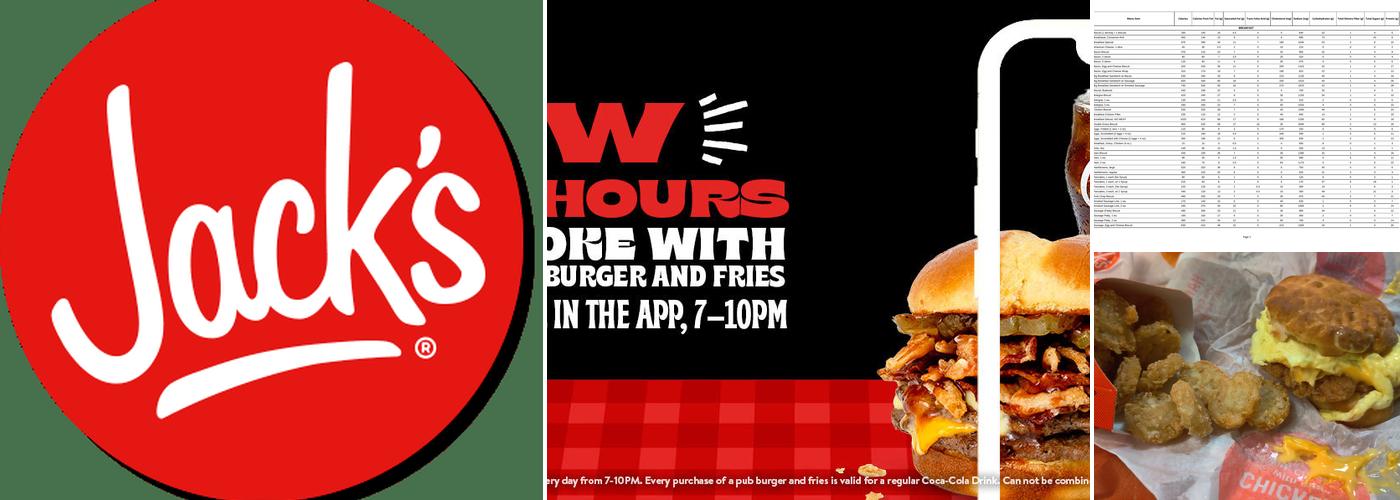 Jack's Menu